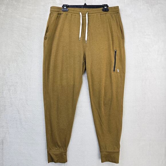 Vuori Other - Vuori Sunday Performance Jogger Mens XL Brown Athleisure Gym Stretch V416 *FLAWS